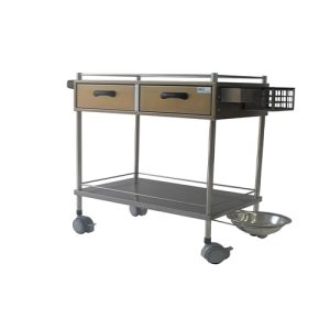 PAT-1103B-HO Mesa Auxiliar em Aço Inox com Gavetas